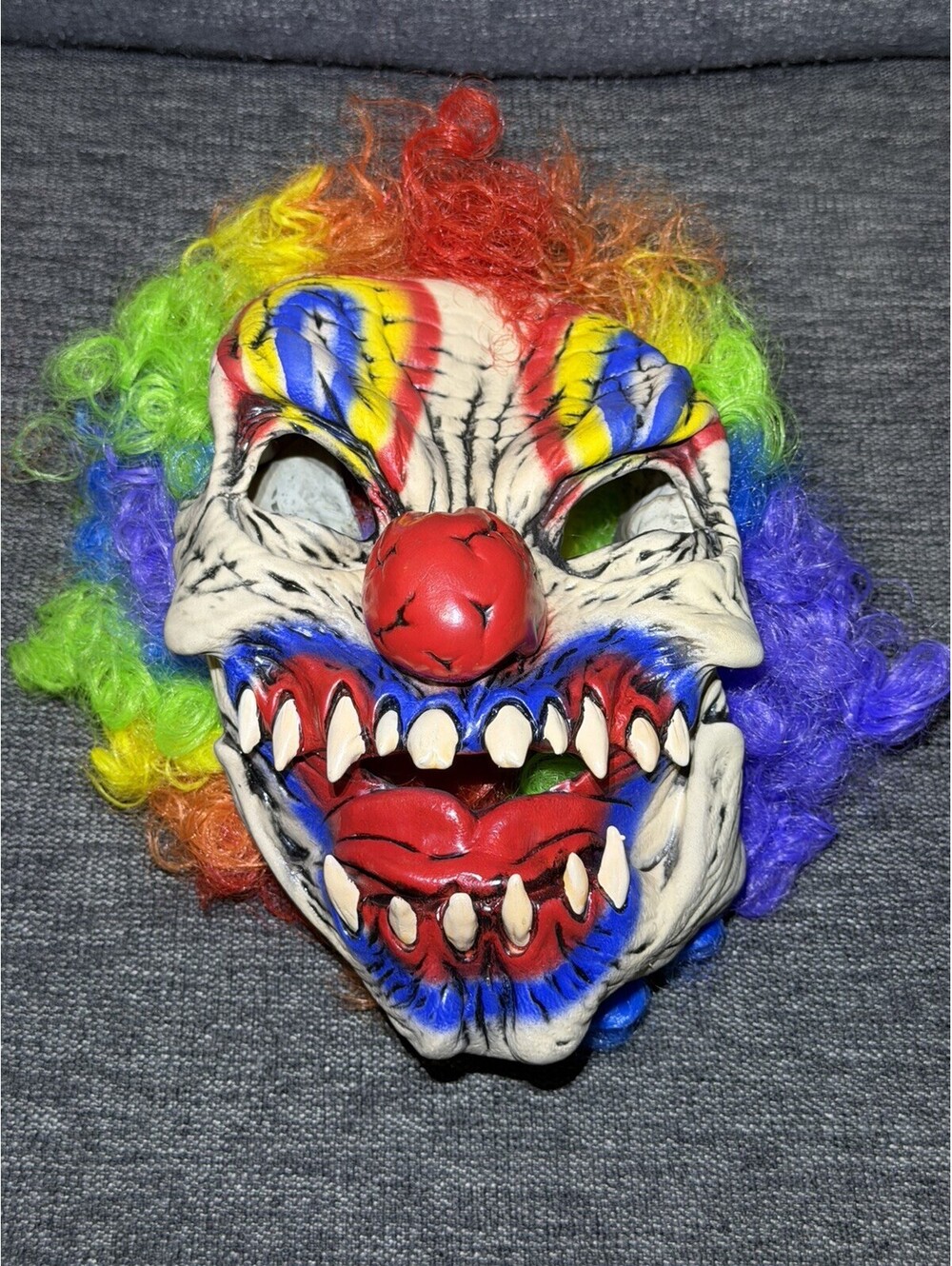 Vintage Be Something Studios Funny Bones Killer Clown Mask BSS